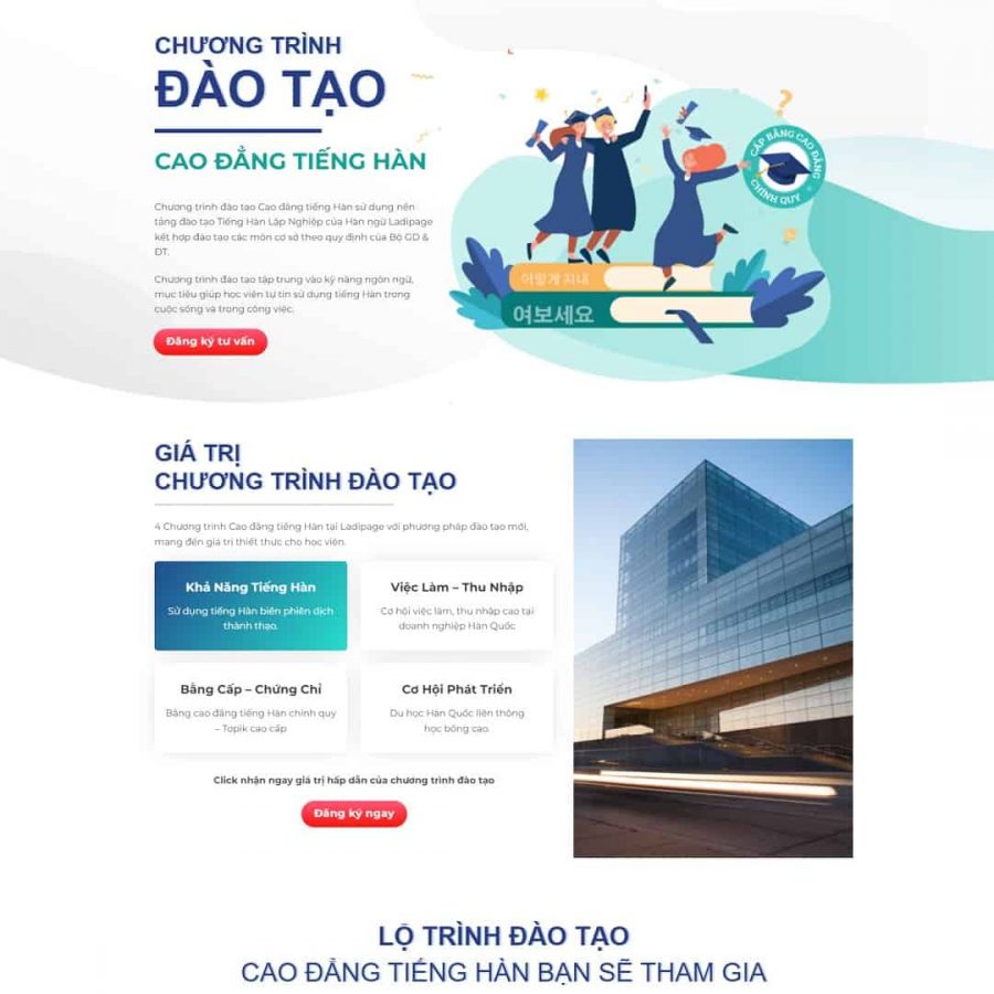 Theme wordpress mời hội thảo du học