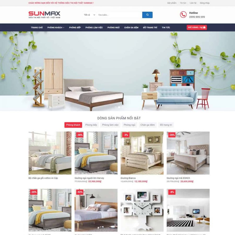 Theme WordPress nội thất 08