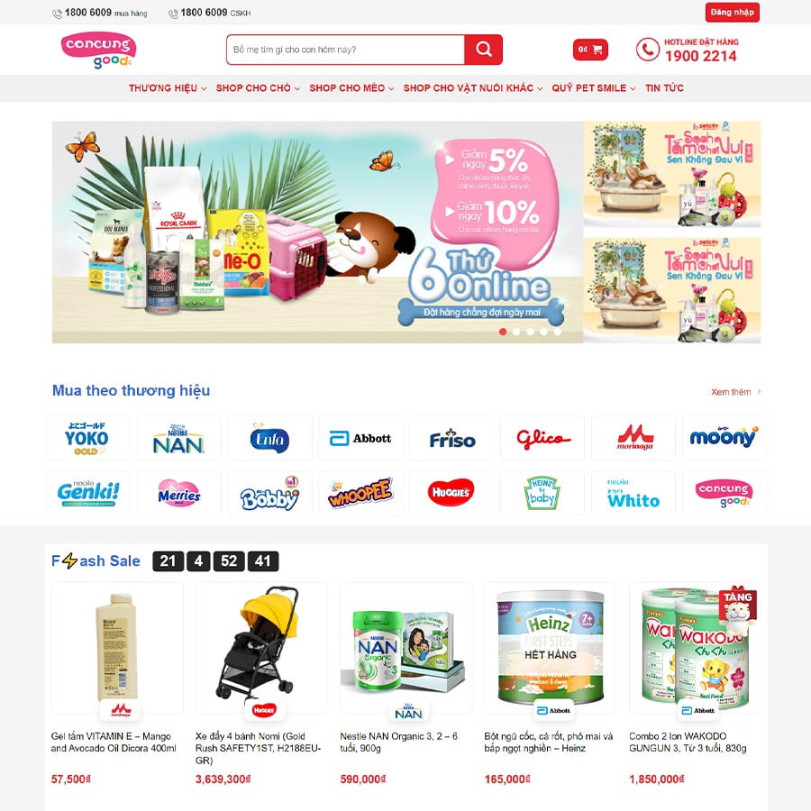 Theme WordPress bán tạp hóa