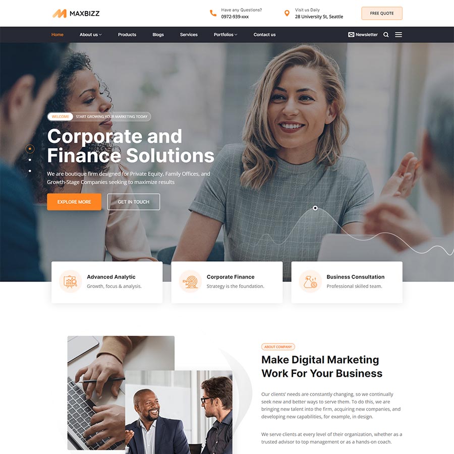 Theme WordPress công ty Digital Marketing 03 - Ảnh 37